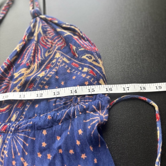 Women’s Boho Halter Maxi Dress – Strappy Open Back Festival Dress – Size Small - Picture 8 of 9